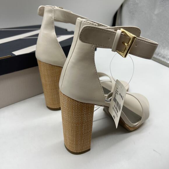 Worthington Womens Lynch Heeled Sandals Ivory Size 9.5M - Picture 7 of 15
